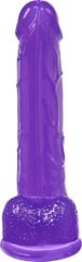 Фиолетовый реалистичный фаллоимитатор Mr. Bold L - 18,5 см. - 