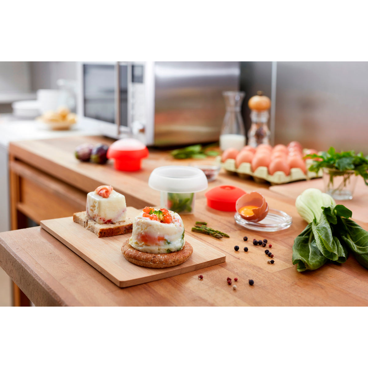 Форма для приготовления яиц в СВЧ круглая, арт. 882807 - фото 2