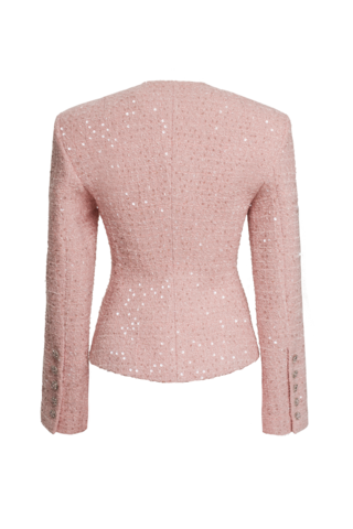 “Summer sparkle” Жакет из твида с длинным рукавом