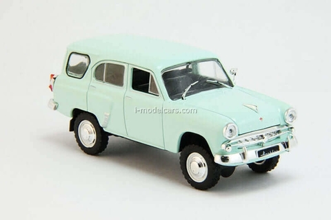 Moskvich-411 light green 1:43 DeAgostini Auto Legends USSR #209