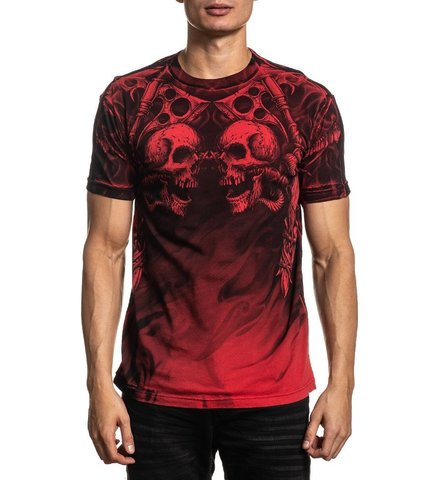 Xtreme Couture | Футболка мужская NORSE GOD X1917 от Affliction перед на модели