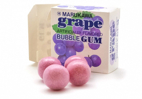 Жевательная резинка MARUKAWA мраморная виноград, 6.3г