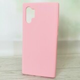 Силиконовый чехол Silicone Cover для Samsung Galaxy Note 10 Plus (Розовый)