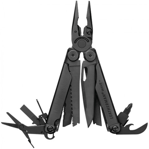 Мультитул Leatherman Wave Plus 17 функций, чёрный (832526)