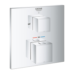 Термостат для душа встраиваемый на 2 потребителя Grohe Grohtherm Cube 24155000 фото