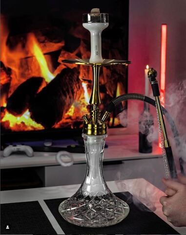 Колба для кальяна ICEBERG хрусталь Hookah well прозрачная