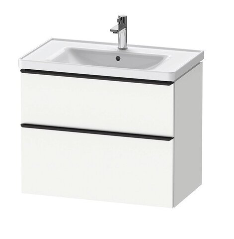 DE435501818 Duravit D-Neo Тумбочка подвесная, 784x452хh625 мм, 2 ящика, цвет: Белый матовый (для раковины 236780)