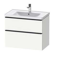 DE435501818 Duravit D-Neo Тумбочка подвесная, 784x452хh625 мм, 2 ящика, цвет: Белый матовый (для раковины 236780) фото
