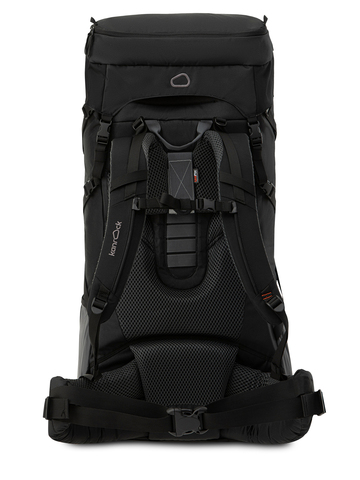 Картинка рюкзак туристический Kanrock Charger 75+15 Charcoal Black - 2