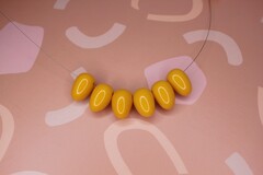 Бусина акрил гочичная капля small 22х14 мм