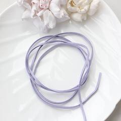 Шнур замшевый (искусственный), сиреневый, 3 мм, 1 метр
