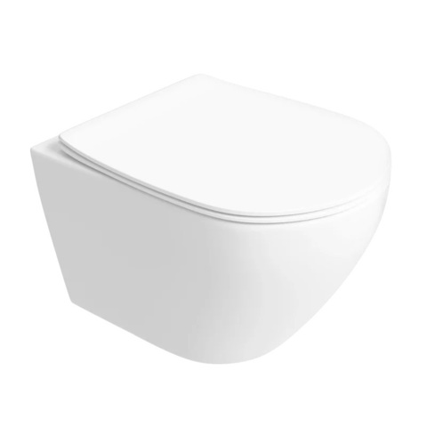 STWORKI Кронборг S28401WH Унитаз подвесной безободковый, с микролифтом
