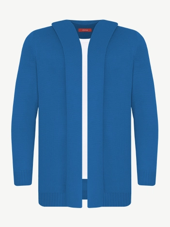 Кардиган с капюшоном из экохлопка