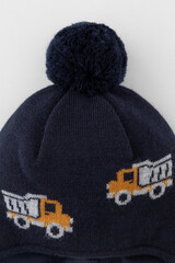 шапка  для мальчика  КВ 20309/24ш/темно-синий
