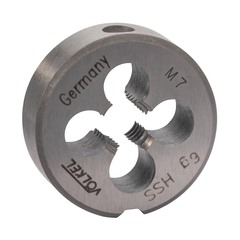 Плашка М 7,0х1,0 DINEN22568 HSS 6g 25х9мм Volkel 27440