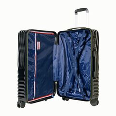 Чемодан MIRONPAN особопрочный синий (S ) 54х35х22 см с колесами/2,6 кг открытый