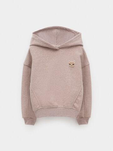 джемпер  для девочки  КР 302811/кофейный меланж к575