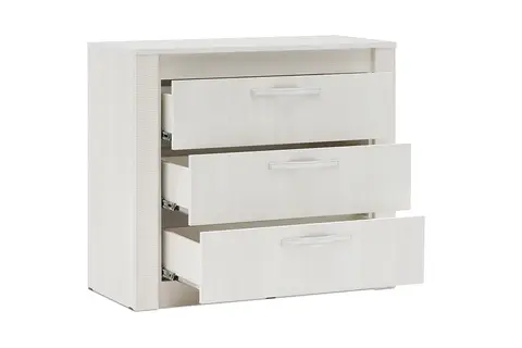 Комод Монако с ящиками КМ-15 ясень белый