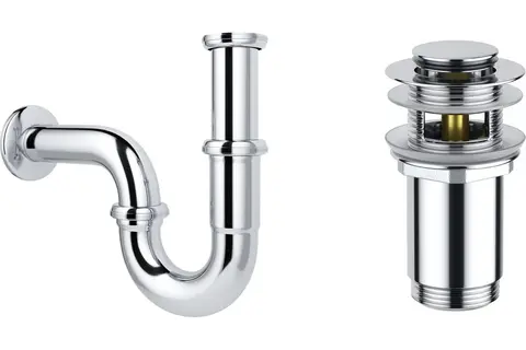 Wellsee Drainage System 182102001 Сифон для раковины, набор 2 в 1
