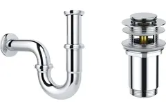 Wellsee Drainage System 182102001 Сифон для раковины, набор 2 в 1 фото