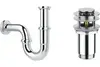 Wellsee Drainage System 182102001 Сифон для раковины, набор 2 в 1