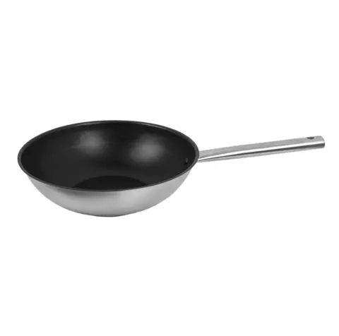 Сковорода ВОК с антипригарным покрытием Rabarber, 32х9 см, сталь