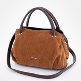 Сумка Саломея 278 эко-замша миндаль