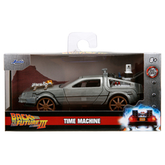 Машинка Jada Toys Back to the Future III: Time Machine on Railroad Wheels (DeLorean)