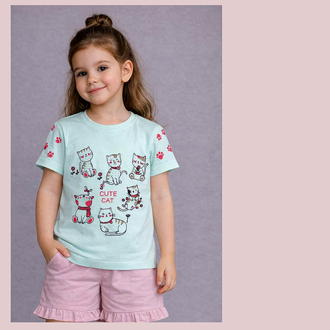 Футболка хлопок д (2-5) 260416-N573