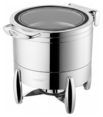 Мармит суповой Sunnex Burano 78040007/NE 10 л (нерж. сталь / стекло)