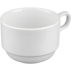 Чашка чайная Башкирский фарфор Браво белая 200 мл (артикул производителя ИЧШ 30.200)