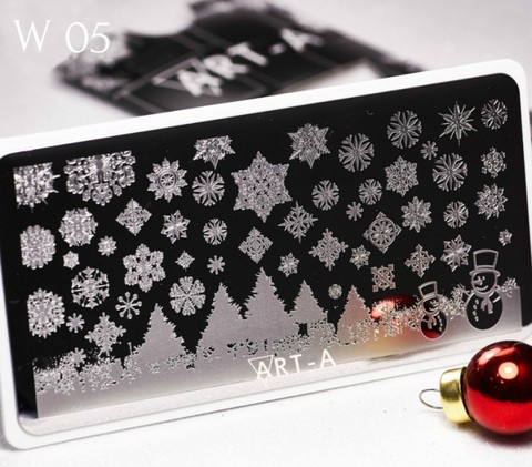 Пластина для стемпинга  Art-A W05