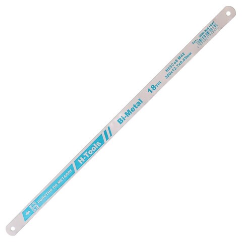 Полотно по металлу д/ножовки H-Tools HSSE-Co8 M42 300мм 18z 3906-300-18HT