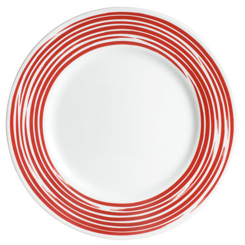 Тарелка обеденная 27см Corelle Brushed Red