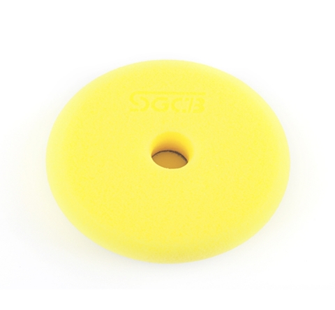 SGCB RO/DA Foam Pad Yellow - Полировальный круг антиголограммный желтый 75/85 мм