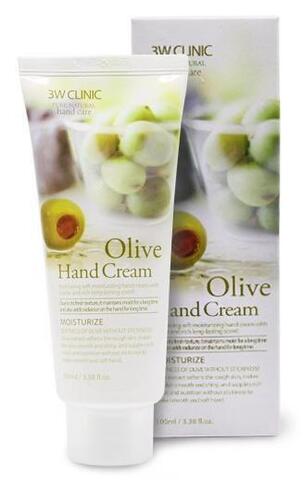 Крем для рук 3W CLINIC Olive Hand Cream, 100 мл