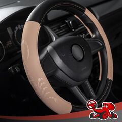 Оплетка на руль Black+Beige DSV, R99301, чер-беж