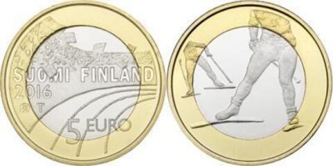 5 евро 2016 Финляндия - Лыжный спорт