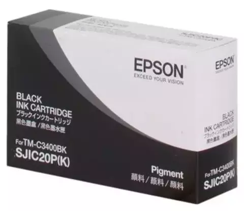 S020490 Картридж с черными чернилами SJIC20P для TM-C3400BK