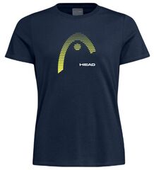 Женская теннисная футболка Head Club Lara T-Shirt - dark blue