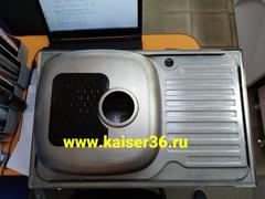 Кухонная мойка врезная из нержавеющей стали Kaiser KSS-7850