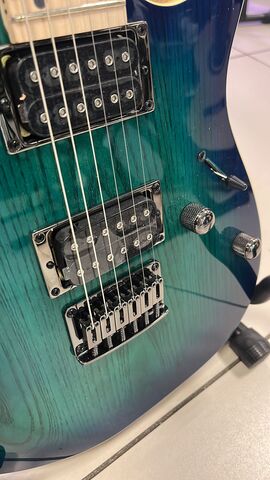 IBANEZ RG421AHM-BMT электрогитара, 6 струн, цвет - синий