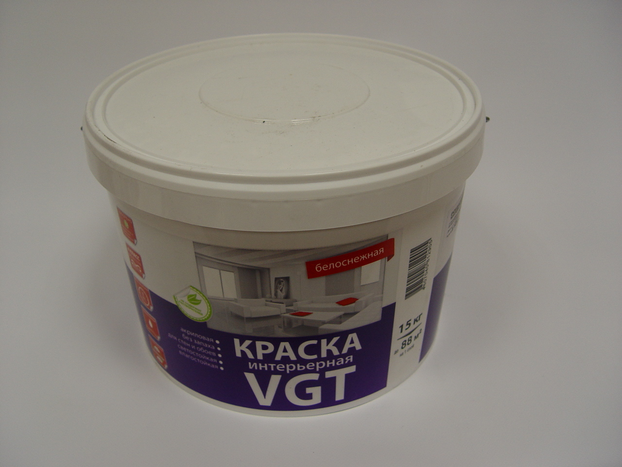 Краска вд белоснежная. Краска VGT интерьерная ВДАК-2180 15кг. Краска ВД АК 2180 интерьерная белоснежная 15 кг ВГТ. Краска ВГТ интерьерная ВД-АК-2180 супербелая база а 15кг. Краска ВГТ фасадная фасовка 15кг.