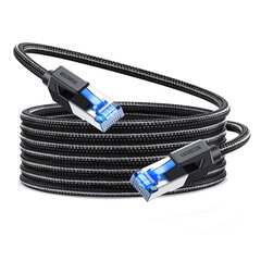 Кабель UGREEN NW153 (30800) Cat8 CLASSⅠF/FTP Round Ethernet Cable With Braid 20м черный