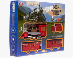 Железная дорога 16 дет красный поезд, размер 44*34