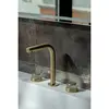 Boheme 152-MG-A Смеситель на столешницу AURA на 3 отв. MAT GOLD