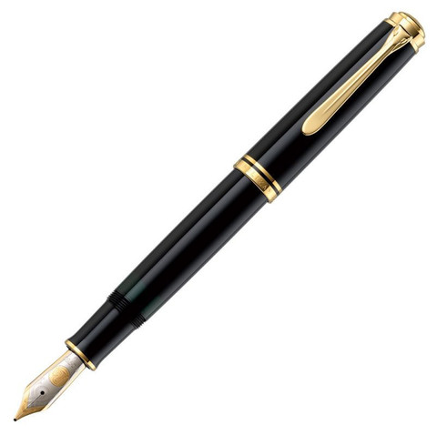 Ручка перьевая Pelikan Souverän® M800, Black GT, M (995571)