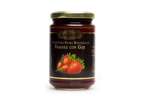 Конфитюр из клубники и ягод годжи Sicilizie, 360г