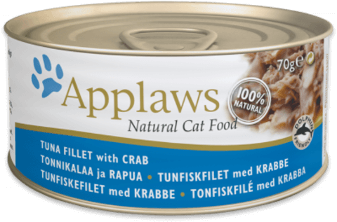 купить апплавс Applaws Cat Tuna & Crab консервы для взрослых кошек, тунец и крабовое мясо