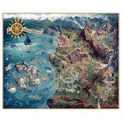 Пазл Witcher: Wild Hunt World Map (1000 Pieces)